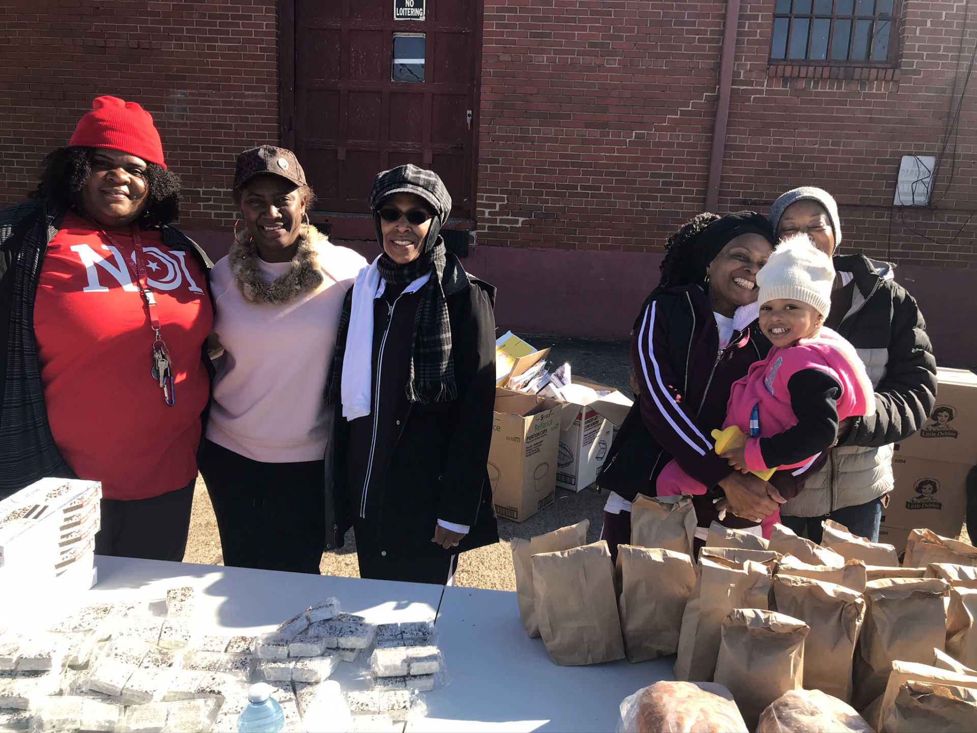 Food and clothing donations